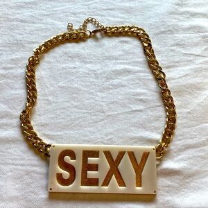 Sexy Plate Chain Necklace
